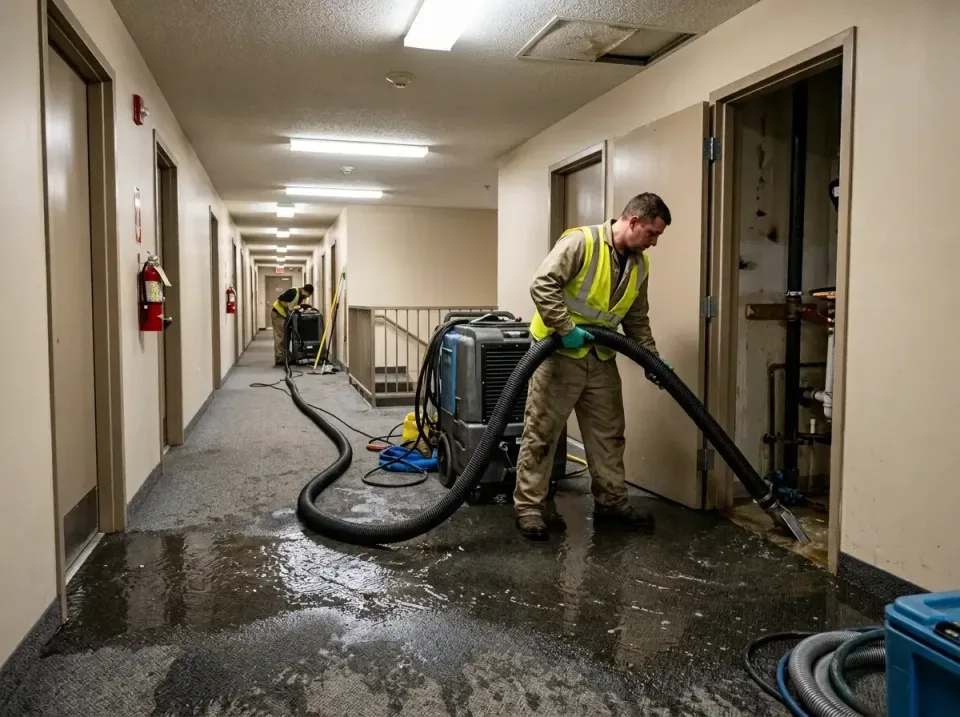 multi-unit-apartment-hallway-f-005 — frequently asked questions, Emergency Burst Pipe Water Extraction & Removal in North Ga…